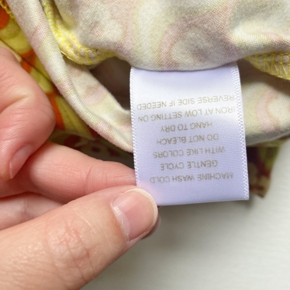 Riley & James floral button down retro dress size M NEW - Picture 7 of 12